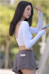 灰色热裤长腿美女MJ1407