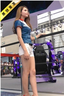 【幽明作品】红色高跟白色热裤翘臀美女[MP4/1GB]