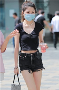 黑色热裤美眉MJ645[1.05G]