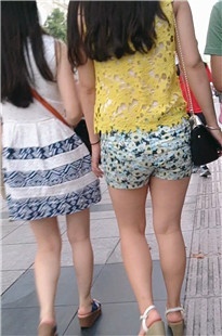 碎花热裤宽臀MM[103M/MP4]