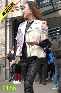 4K-黑色紧身裤高跟美眉T166[601M]