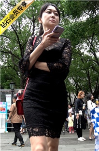 4K-包屯裙长腿街拍高跟美女DJ510[1.4G]