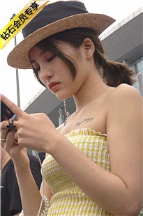 4K-极品黄色包臀短裙街拍美女DJ130[1.8G]