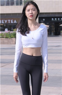 黑色瑜伽裤-与我无关MJ1429