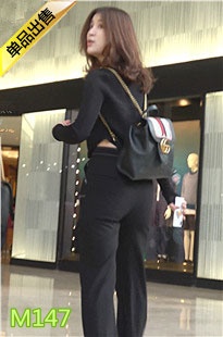 4K-街拍三个休闲裤极品紧臀美女M147[780M]