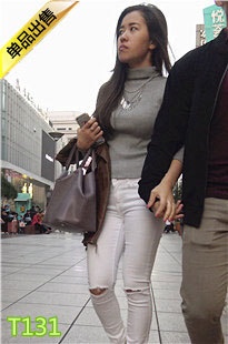 4K-紧身白裤长腿高跟美女T131[1.21G]