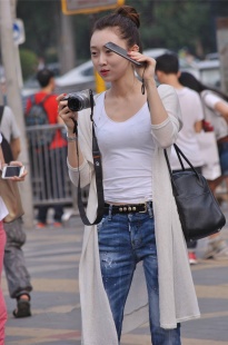 美女你拿相机在拍我－9张