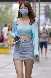 玉腿-牛仔短裙美眉MJ2100[1.74G]
