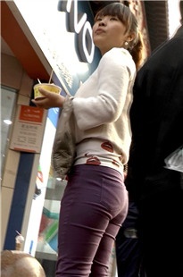 极品紫色紧身裤MM[400M/M2TS]