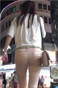 高挑紧身牛仔裤美女[230M/MTS]