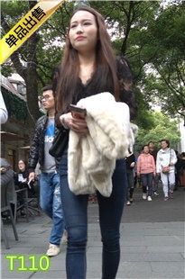 4K-蓝色紧身牛仔裤高跟长发美女第2季T110[1.01G]