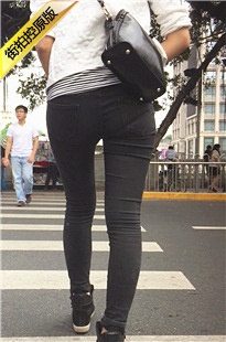 黑色紧身牛仔裤MM [361M/MOV]