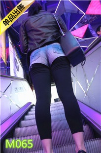 4K-牛仔短裤和黑色连衣包臀短裙长腿美眉M065[1G]