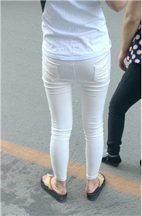 白色紧身裤MM[115M/MP4]